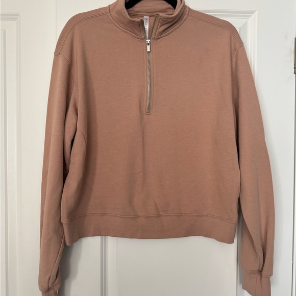 Fabletics Lightweight Go-To Half Zip Sweatshirt - Picture 5 of 8